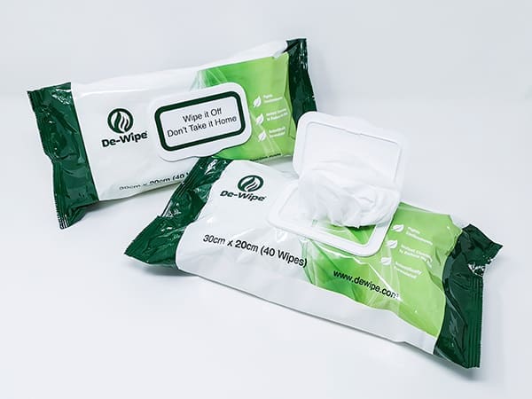 De-Wipe Flowpack (40 Wipes)