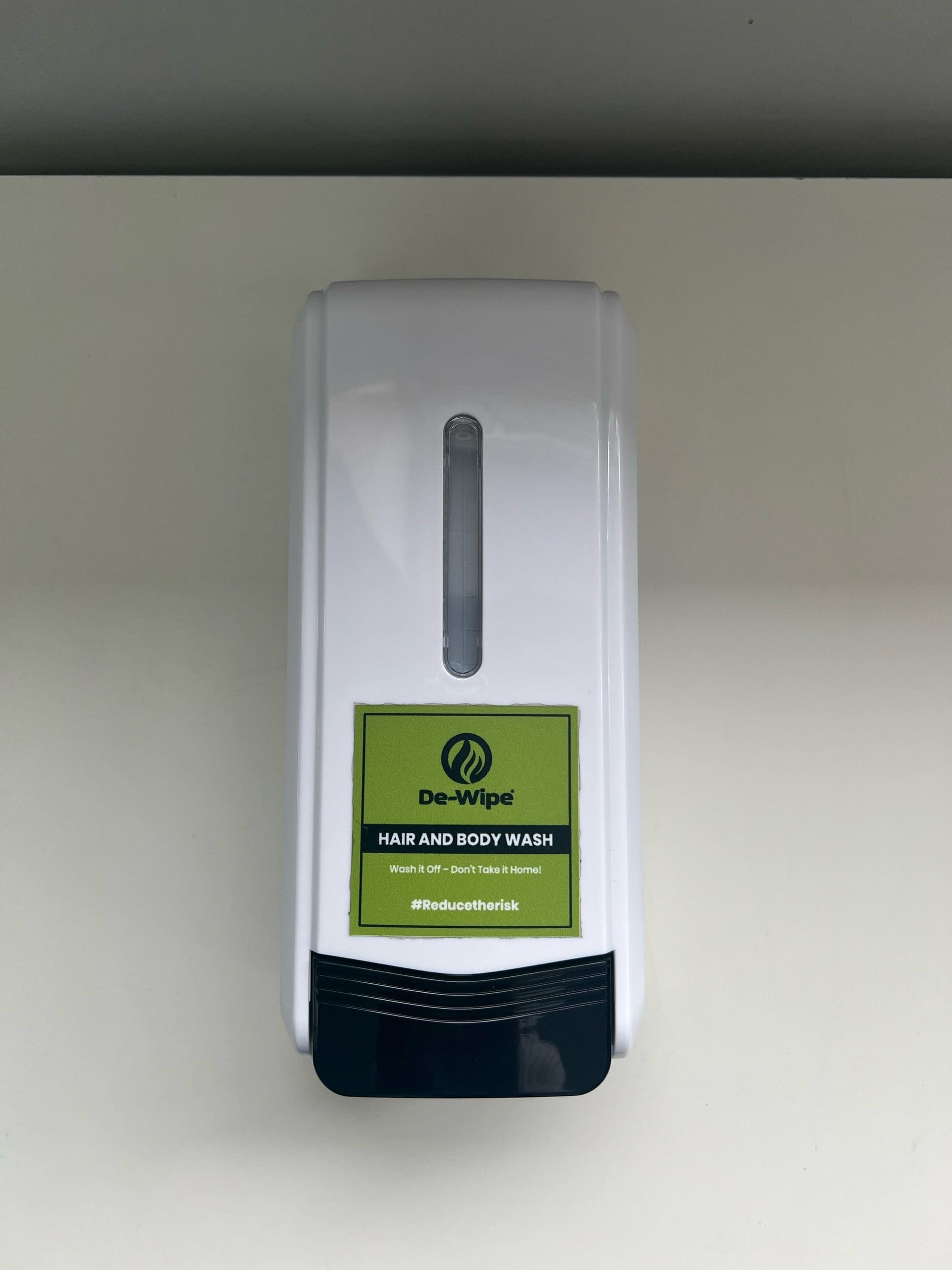 De-Wipe Hair and Body Wash Dispenser